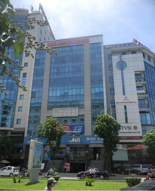 Cho thuê văn phòng Trần Thái Tông, Cầu Giấy, tòa nhà Bảo Anh diện tích 245m2