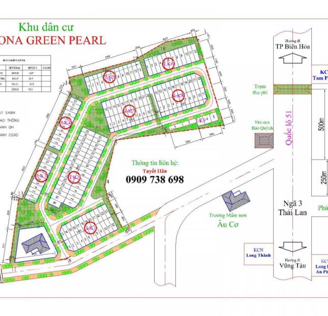 Mở bán đợt 1 dự án đất nền KDC Dona Green Pearl với giá siêu rẻ chỉ 300 triệu/nền
