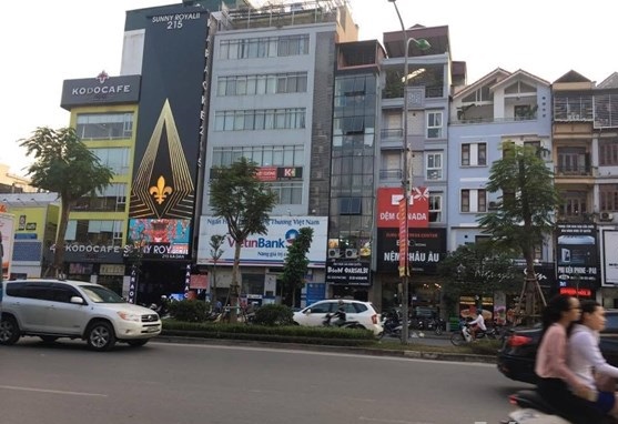 Bán nhà mặt phố Trần Thái Tông, quận Cầu Giấy, DT72m2 x 7 tầng, thang máy. LH: 0912842165 