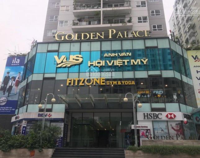 Cho thuê văn phòng dt 300m2 tòa nhà Golden Palace Lê Văn Lương