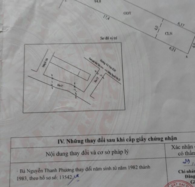 Nhà trệt mới trục chính hẻm 69 Võ Văn Kiệt, phường An Hòa, Ninh Kiều