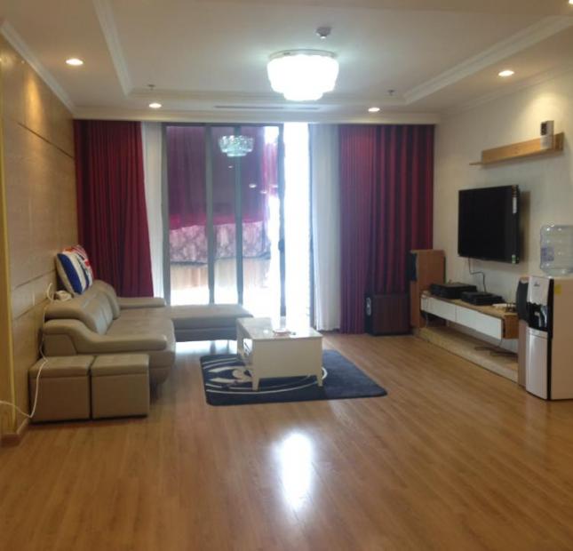 Cho thuê căn hộ 27 Huỳnh Thúc Kháng, 117 m2, căn góc 3 phòng ngủ, đủ nội thất, đang trống