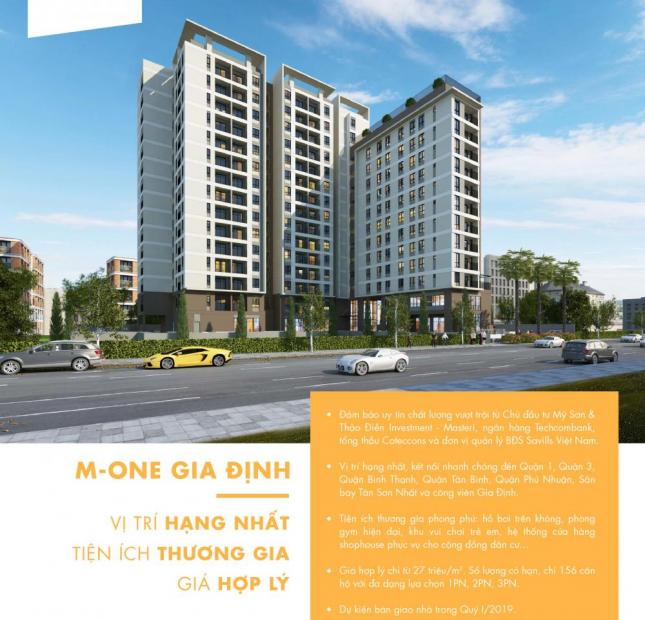 	Cần bán căn 2PN diện tích 70 m2 giá liên lạc 0906866891 tại dự án M one Gia Định Gò vấp 