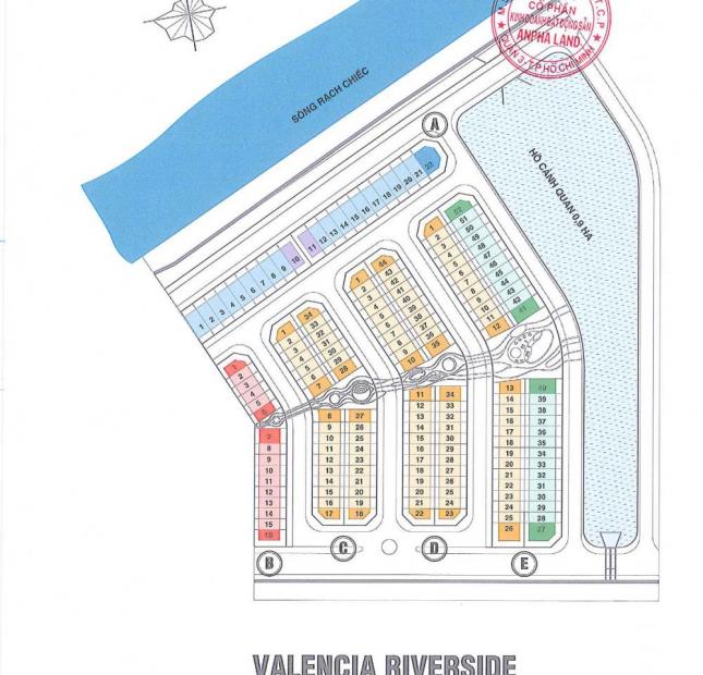 Nhà phố Valencia quận 9, mở bán đợt cuối, view đẹp hồ bơi và hồ cảnh quan. Giá bán 2,85 tỷ/căn