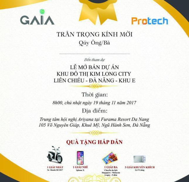 Nhận thư mời Miễn Phí tham gia mở bán khu đô thị Kim Long City (19/11)