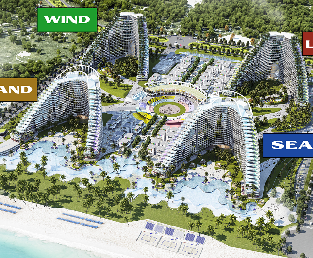 Bán căn hộ view trực diện biển, dự án The Arena Cam Ranh, giá 930 triệu/căn