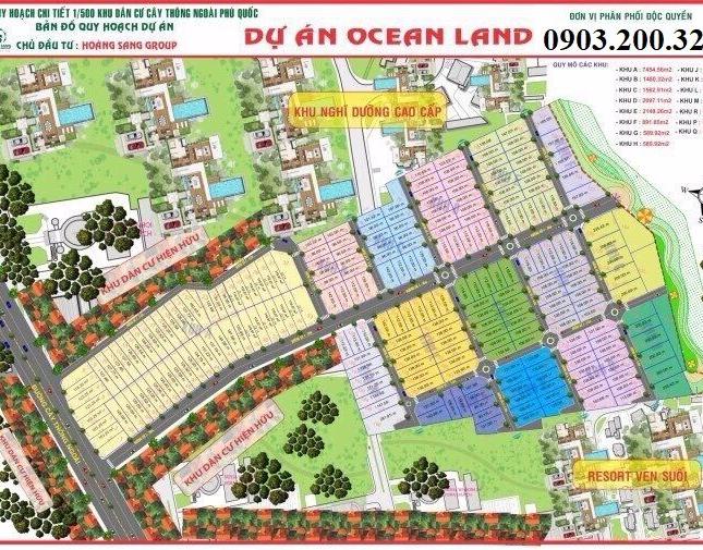 Đất nền Phú Quốc – Ocean Land 7 – 8 nền đẹp nhất dự án