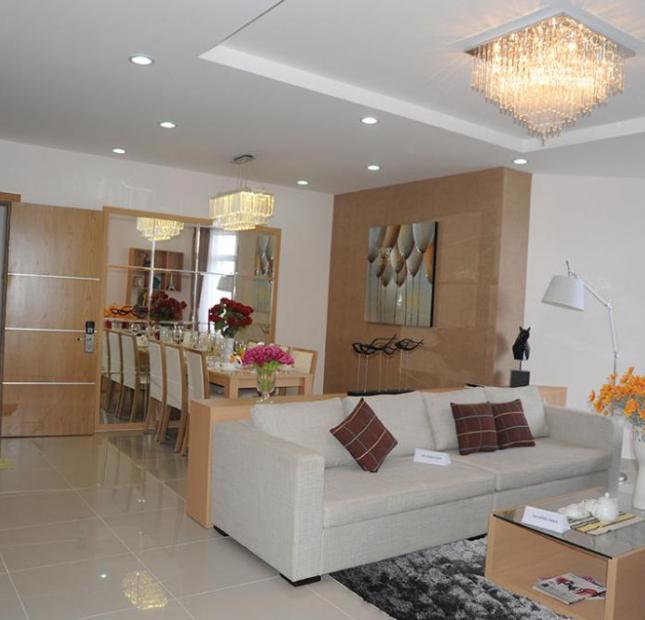 Cho thuê căn hộ cao cấp Him Lam Chợ Lớn, DT 86m2 loại 2PN 2WC, đầy đủ nội thất 12.5tr/th