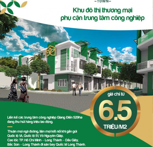 Dự án Biên Hòa Golden Town,  sổ riêng từng nền, gần KCN Giang Điền, liền kề đường 60m, Tam Phước Biên Hòa