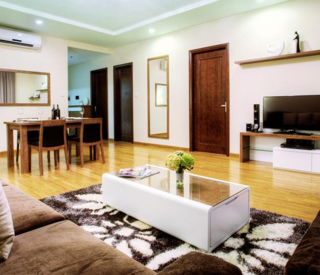 Cho thuê căn hộ 120m2 Indochina Plaza IPH, tầng 19, 3PN, căn góc, đủ đồ, giá 28 tr/tháng