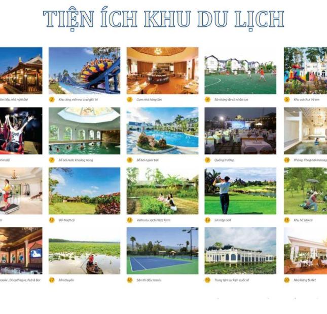 Biệt thự nghỉ dưỡng đầu tư sinh lời hấp dẫn tại Dự án Vườn Vua Resort & Villas, Thanh Thủy,  Phú Thọ diện tích 250m2  giá 1.8 Tỷ