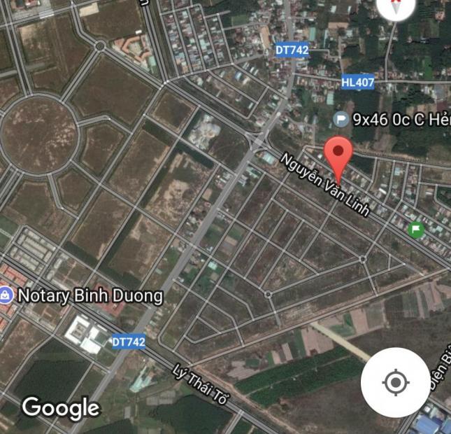 Bán đất tại đường Nguyễn Văn Linh, Thủ Dầu Một, Bình Dương, diện tích 123m2, giá 15,5 triệu/m2