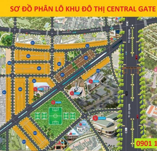 Bán đất dự án Central Gate cạnh khu phố chợ Điện Thắng Trung, ngay quốc lộ 1A, giá tốt đầu tư