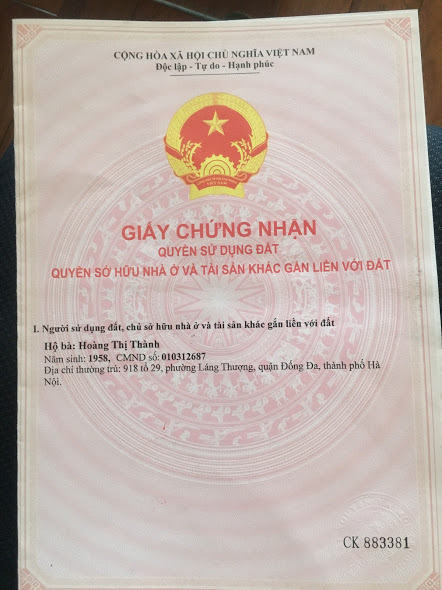 Bán gấp căn hộ A14 Nam Trung yên 26trm2 Lh:0906223891