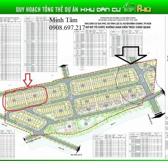 Mở bán GĐ 2 KDC Gia Phú, Vĩnh Lộc B, huyện Bình Chánh, ngay bệnh viện Chợ Rẫy 2