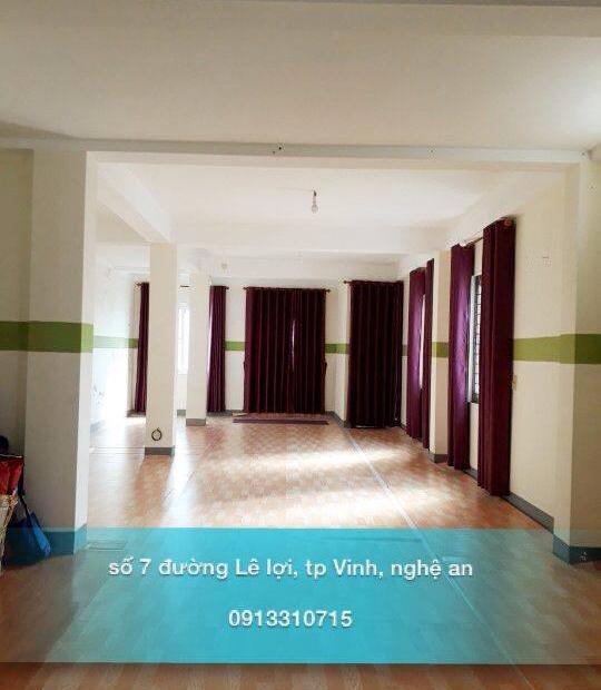 Cho thuê văn phòng tại phường Lê Lợi, Vinh, Nghệ An diện tích 120m2, giá 3 triệu/tháng