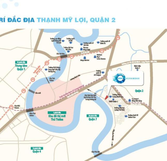 One Verandah căn hộ resort ven sông Sài Gòn cực đẳng cấp, 3 mặt view sông. Liên hệ 0932793899