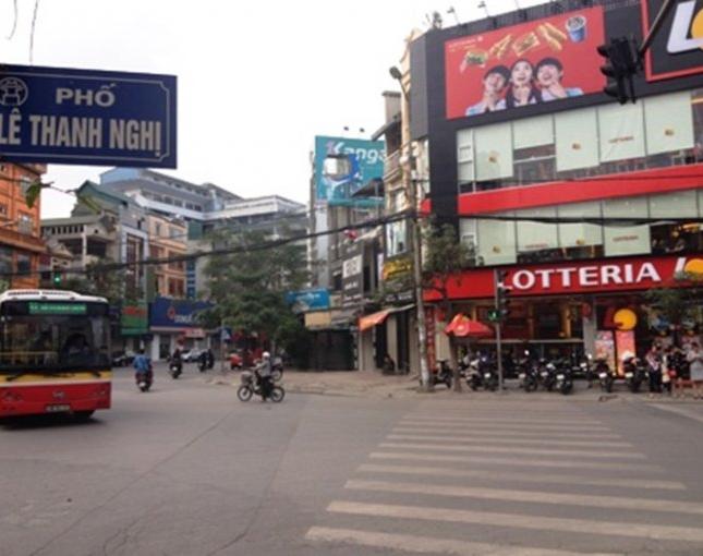 Bán nhà mặt phố Lê Thanh Nghị, vỉa hè, kinh doanh đỉnh chỉ 16.5 tỷ
