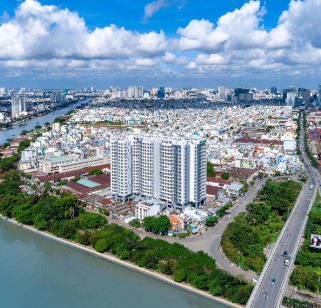 Chính chủ bán lại căn Riva Park 80.88m2 căn số 8 tầng cao view sông Sài Gòn và Bitexco Q1 cực đẹp