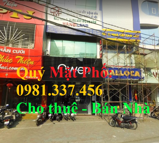 Cho thuê mặt phố Nguyễn Chánh 220m2, MT: 30m, 5 tầng, 140 tr/th. Quý mặt phố 0981.337.456