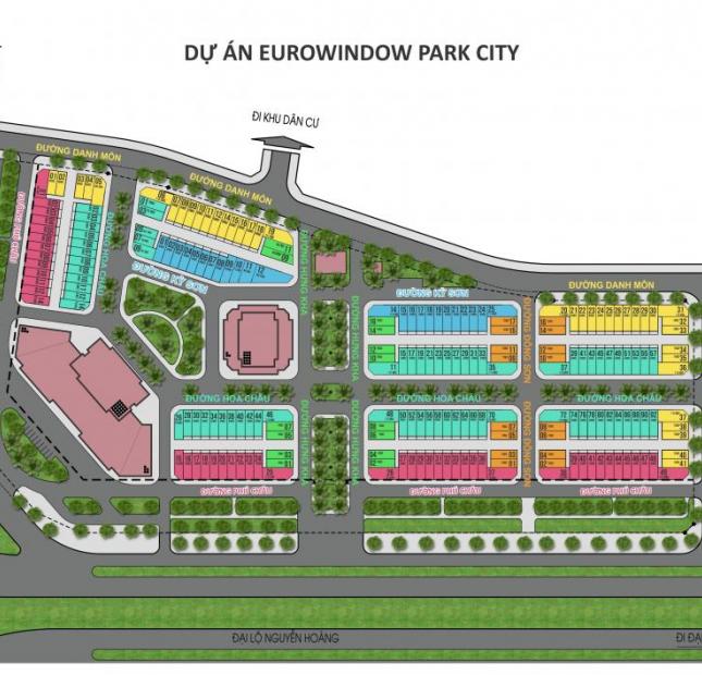 Mở bán đợt 2 dự án Euro Window Park City, Thanh Hóa