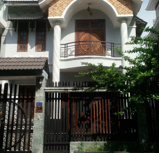 Cho thuê villa 8x20m, hầm, trệt, 2 lầu, đường Đỗ Pháp Thuận, An Phú An Khánh, Q2
