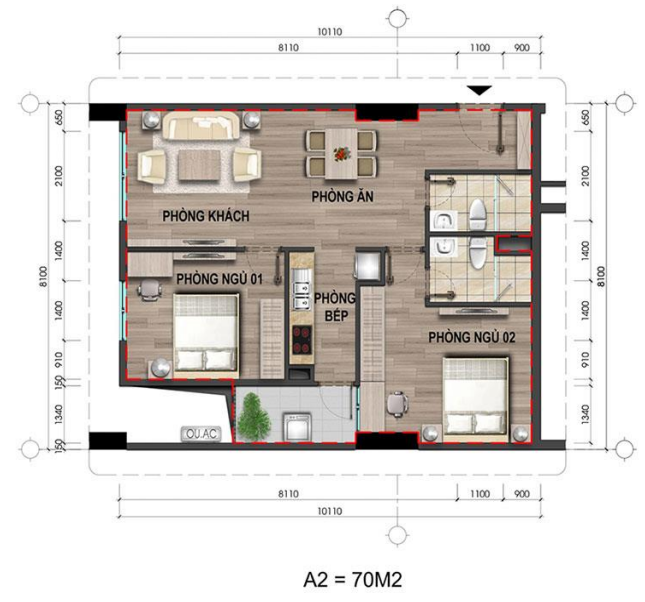 Bán căn hộ dự án 43 Cổ Nhuế 2, giá gốc chỉ từ 15tr/m2