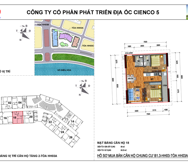 Bán nhanh các căn hộ view hồ tòa HH03A Thanh Hà Cienco 5.