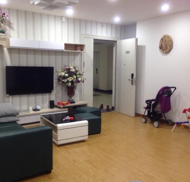 Cho thuê căn hộ tại N02 Yên Hòa, 90m2, 2 phòng ngủ, đồ đạc cơ bản đầy đủ. Giá 12 tr/tháng