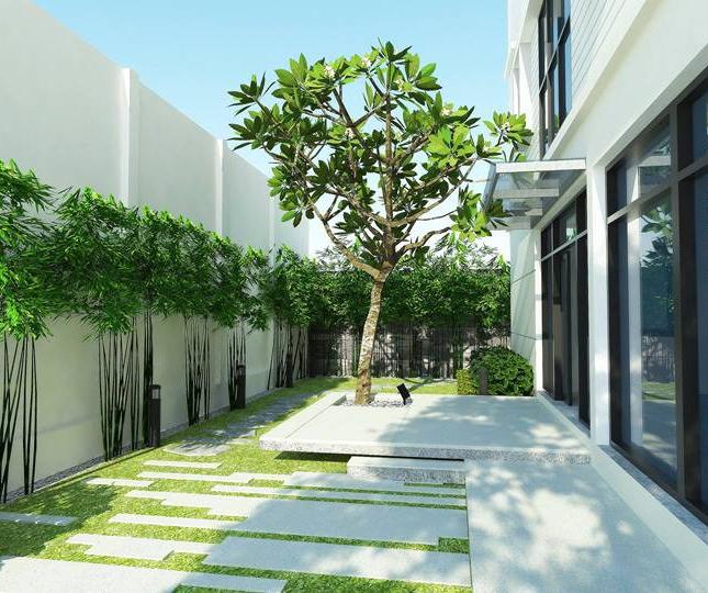 Bán nhà xây mới 5 tầng 147m2  phố Nguyễn Trãi, thiết kế theo kiến trúc Châu Âu có sân vườn