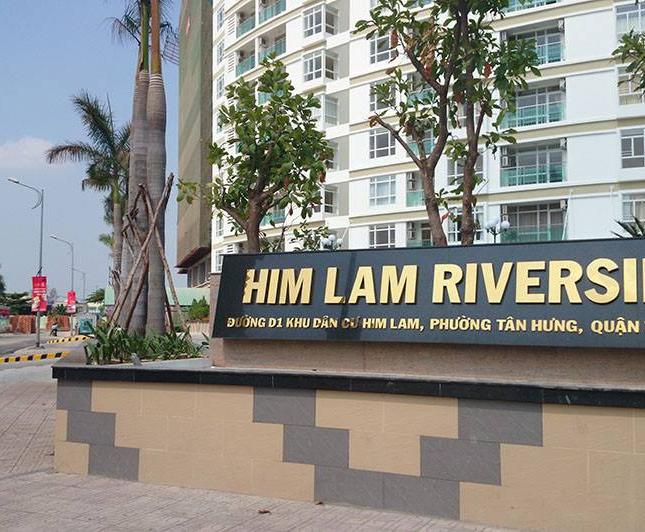 Cần cho thuê căn hộ Him Lam Riverside Q7. Diện tích: 55m2, 1PN, 1WC, Giá: 12tr/tháng