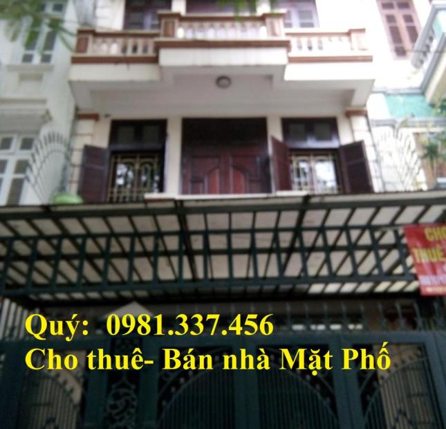 Cho thuê mặt phố Hoàng Ngân, 205 m2, MT 20m, 3 tầng. Quý mặt phố 0981337456