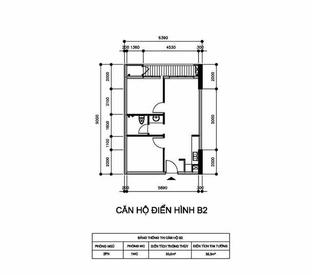 Bán căn hộ chung cư tại đường Xa Lộ Hà Nội, Quận 9, Hồ Chí Minh, DT 55m2, giá 23 triệu/m2