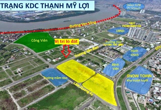 Đất nền mặt tiền đường 40m Trương Văn Bang, Nguyễn Văn Kỉnh, Nguyễn Địa Lô; 75 triệu/m2