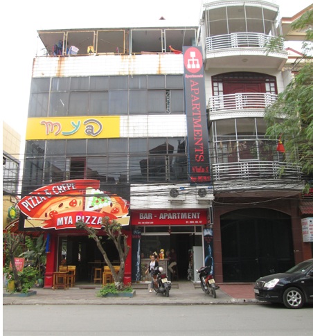 Nhà mặt phố Văn Cao, MT 6m, DT 120m2, 4 tầng cho thuê làm nhà hàng
