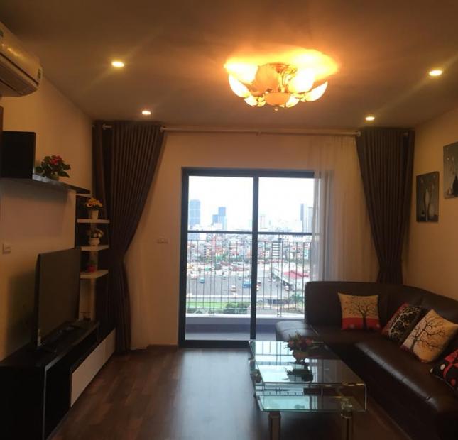 Cho thuê căn hộ đầy đủ nội thất đẹp tại Goldmark City, 136 Hồ Tùng Mậu. 2PN, 2WC, giá 11tr/tháng