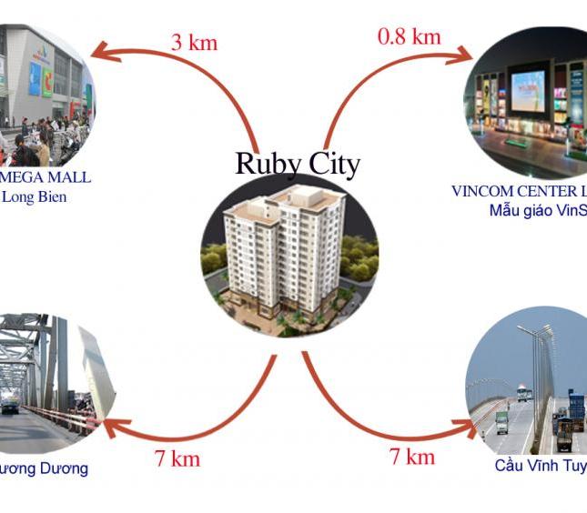 Đón xuân mới chung cư Ruby City 2, Việt Hưng chiết khấu trên 100 triệu