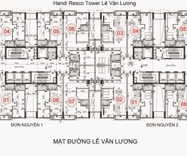 Không có nhu cầu ở cần chuyển nhượng lại căn hộ ngoại giao tại Handi Resco, 89 Lê Văn Lương