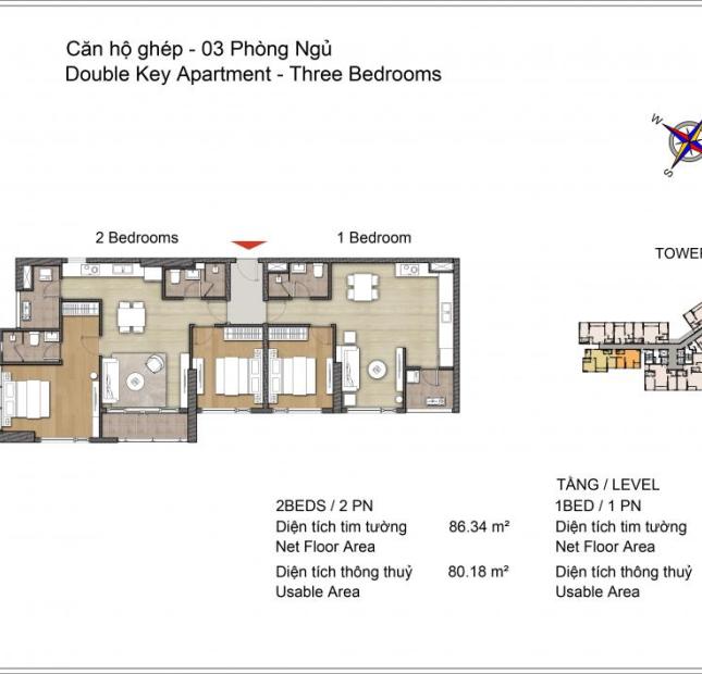 Bán căn hộ dual key Đảo Kim Cương, tháp Bora Bora, 142m2, lầu 21, view sông SG, Q.7, giá 47 tr/m2
