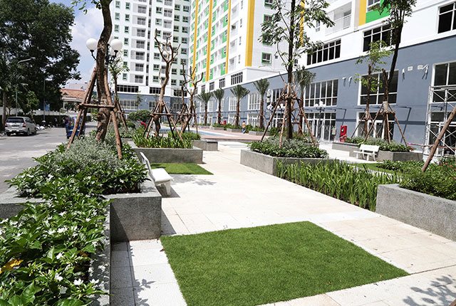Bán căn trệt thương mại khu căn hộ quận Tân Phú, đã bàn giao, thiết kế 1 trệt 1 lầu, 3,8 tỷ/căn