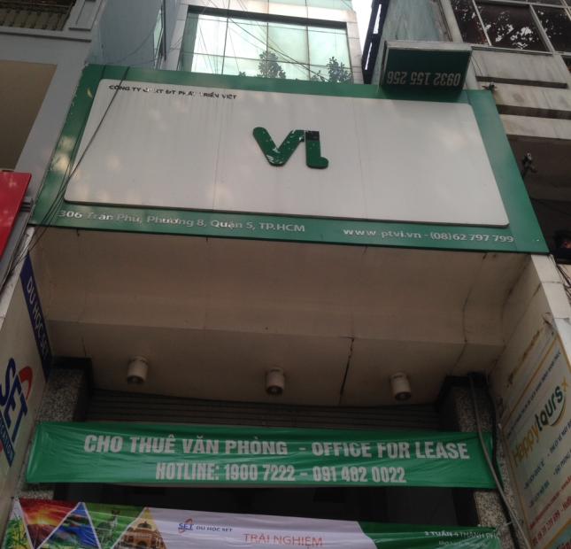 Cho thuê VP tại đường Trần Phú, Phường 8, Quận 5, TP. HCM, diện tích 40m2, giá 11 tr/th