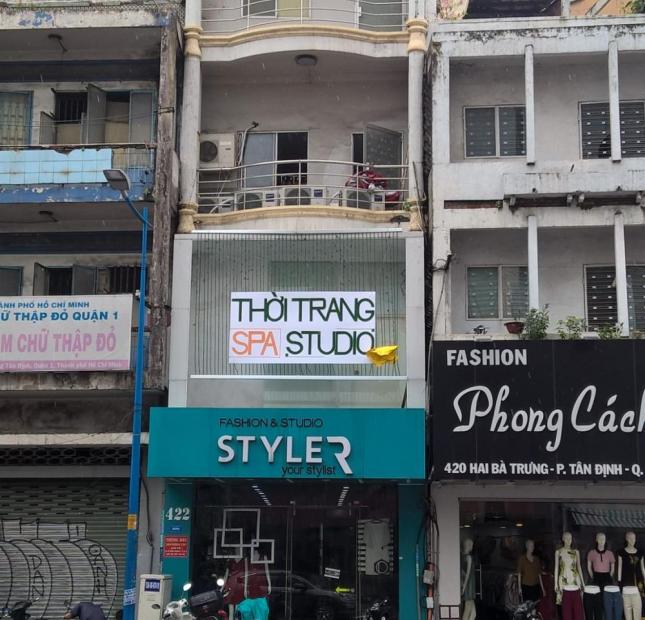 Cho thuê shop tại đường Hai Bà Trưng, Phường Tân Định, Q1, Tp. HCM, DT 400m2, giá 70 tr/th