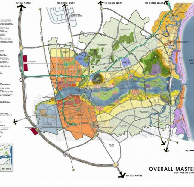 Ra mắt khu đô thị trọng điểm phía Đông TP Quãng Ngãi, chỉ 550tr/nền