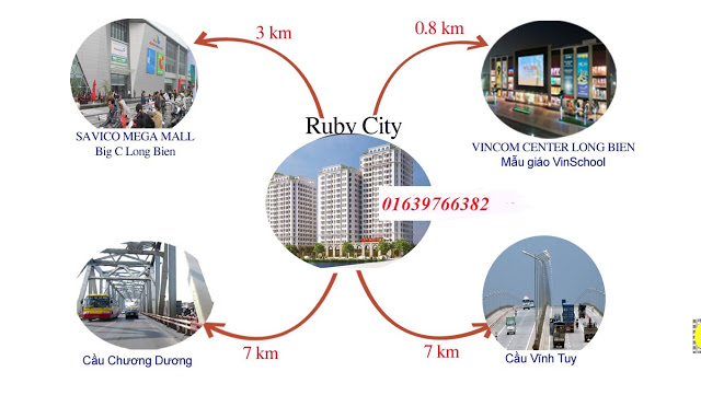 Mở Bán 50 căn hộ 800 triệu chung cư cao cấp Ruby City 3, Phúc Lợi, LH: 0979049207