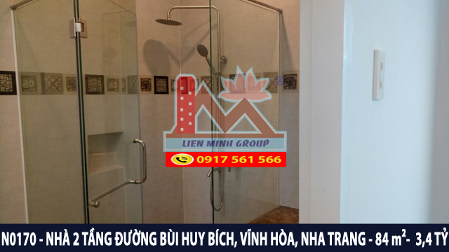 N0170 - Nhà đẹp 2 tầng giá rẻ mặt tiền đường Bùi Huy Bích, Vĩnh Hòa, Nha Trang