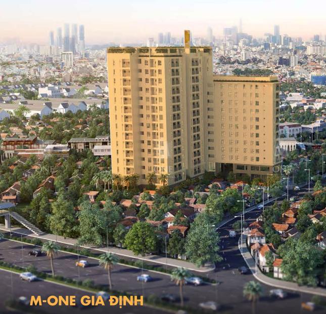 Cần bán căn hộ M-One Gia Định, 2PN, 2.55 tỷ, tầng trung, hướng TN. LH 01636.970.656