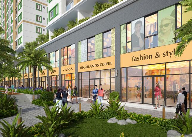 Melody Residences Âu Cơ, Tân Phú 5 căn shophouse cuối, 28.5tr/m2, nhận nhà kinh doanh ngay, CK 2%