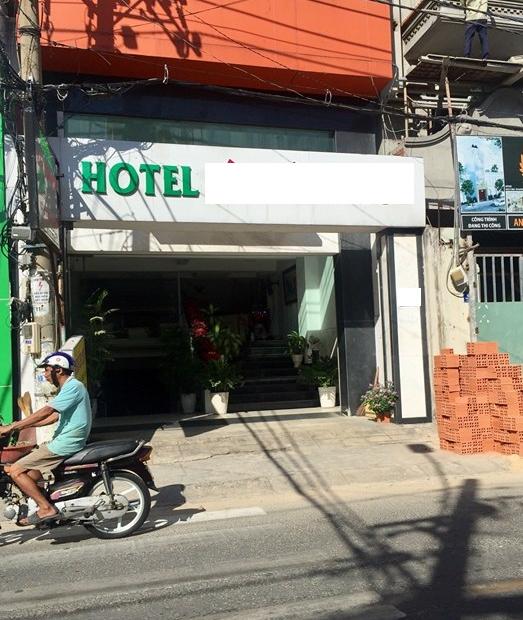 Bán khách sạn MT Nguyễn Súy, DT: 6.4x19.5m, nở hậu 7.6m, hầm + 4 lầu, giá 17 tỷ có TL