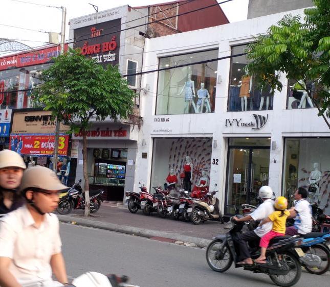 Cho thuê nhà 03 tầng mặt đường Trần Phú, Hải Phòng. Mặt tiền 4.8m