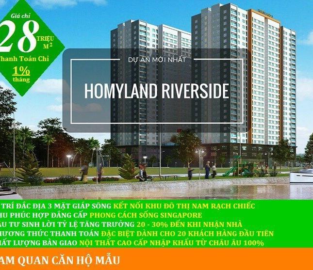 Bán căn hộ chung cư tại dự án Homyland 3, Quận 2, Sài Gòn. Diện tích 75m2, giá 2 tỷ